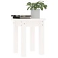 vidaXL Mesa de centro de madera maciza de pino blanco Ø35x35 cm vidaXL Mesa de centro de madera maciza de pino blanco Ø35x35 cm