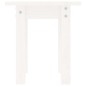 vidaXL Mesa de centro de madera maciza de pino blanco Ø35x35 cm vidaXL Mesa de centro de madera maciza de pino blanco Ø35x35 cm