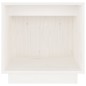 vidaXL Mesita de noche de madera maciza de pino blanco 40x30x40 cm vidaXL Mesita de noche de madera maciza de pino blanco 40x30x40 cm