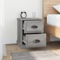 vidaXL Mesita de noche madera contrachapada gris Sonoma 39x39x47,5 cm vidaXL Mesita de noche madera contrachapada gris Sonoma 39x39x47,5 cm