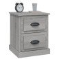 vidaXL Mesita de noche madera contrachapada gris Sonoma 39x39x47,5 cm vidaXL Mesita de noche madera contrachapada gris Sonoma 39x39x47,5 cm