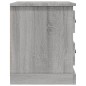 vidaXL Mesita de noche madera contrachapada gris Sonoma 39x39x47,5 cm vidaXL Mesita de noche madera contrachapada gris Sonoma 39x39x47,5 cm