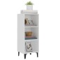 vidaXL Aparador de madera de ingeniería blanco 34,5x32,5x90 cm vidaXL Aparador de madera de ingeniería blanco 34,5x32,5x90 cm
