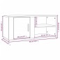 vidaXL Mueble para TV madera contrachapada gris hormigón 80x31,5x36 cm