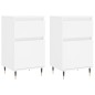 vidaXL Aparadores 2 uds madera de ingeniería blanco 40x35x70 cm vidaXL Aparadores 2 uds madera de ingeniería blanco 40x35x70 cm