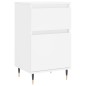 vidaXL Aparadores 2 uds madera de ingeniería blanco 40x35x70 cm vidaXL Aparadores 2 uds madera de ingeniería blanco 40x35x70 cm