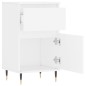 vidaXL Aparadores 2 uds madera de ingeniería blanco 40x35x70 cm vidaXL Aparadores 2 uds madera de ingeniería blanco 40x35x70 cm