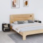 vidaXL Mesitas de noche 2 uds madera maciza de pino negro 40x34x45 cm vidaXL Mesitas de noche 2 uds madera maciza de pino negro 40x34x45 cm