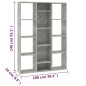 vidaXL Divisor/estantería de espacio madera contrachapada 100x24x140cm vidaXL Divisor/estantería de espacio madera contrachapada 100x24x140cm
