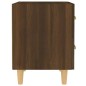 vidaXL Mesita de noche roble marrón 40x35x47,5 cm vidaXL Mesita de noche roble marrón 40x35x47,5 cm