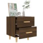 vidaXL Mesita de noche roble marrón 40x35x47,5 cm vidaXL Mesita de noche roble marrón 40x35x47,5 cm