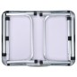vidaXL Mesa de camping plegable aluminio blanco 60x45 cm vidaXL Mesa de camping plegable aluminio blanco 60x45 cm