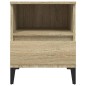 vidaXL Mesitas de noche 2 unidades roble Sonoma 40x35x50 cm vidaXL Mesitas de noche 2 unidades roble Sonoma 40x35x50 cm