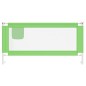 vidaXL Barandilla de seguridad cama de niño verde tela 180x25 cm vidaXL Barandilla de seguridad cama de niño verde tela 180x25 cm