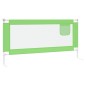 vidaXL Barandilla de seguridad cama de niño verde tela 180x25 cm vidaXL Barandilla de seguridad cama de niño verde tela 180x25 cm