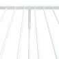 vidaXL Estructura cama metal con cabecero y pie cama blanca 75x190 cm