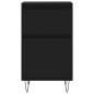 vidaXL Aparador madera de ingeniería negro 40x35x70 cm vidaXL Aparador madera de ingeniería negro 40x35x70 cm
