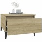 vidaXL Mesa auxiliar madera contrachapada roble Sonoma 50x46x35 cm vidaXL Mesa auxiliar madera contrachapada roble Sonoma 50x46x35 cm