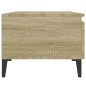 vidaXL Mesa auxiliar madera contrachapada roble Sonoma 50x46x35 cm vidaXL Mesa auxiliar madera contrachapada roble Sonoma 50x46x35 cm