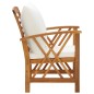 vidaXL Muebles de jardín 4 piezas con cojines madera maciza de acacia vidaXL Muebles de jardín 4 piezas con cojines madera maciza de acacia