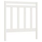 vidaXL Cabecero de cama madera maciza de pino blanco 95x4x100 cm