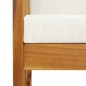 vidaXL Muebles de jardín 4 piezas con cojines madera maciza de acacia vidaXL Muebles de jardín 4 piezas con cojines madera maciza de acacia