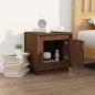 vidaXL Mesita de noche madera contrachapada marrón roble 44x35x45 cm vidaXL Mesita de noche madera contrachapada marrón roble 44x35x45 cm