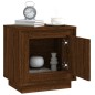 vidaXL Mesita de noche madera contrachapada marrón roble 44x35x45 cm vidaXL Mesita de noche madera contrachapada marrón roble 44x35x45 cm