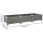 vidaXL Arriate polipropileno 120x40x23 cm vidaXL Arriate polipropileno 120x40x23 cm