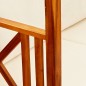 vidaXL Banco de jardín con mesa y reposapiés madera de acacia maciza vidaXL Banco de jardín con mesa y reposapiés madera de acacia maciza
