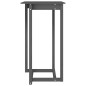 vidaXL Mesa alta de bar de madera maciza de pino gris 60x60x110 cm vidaXL Mesa alta de bar de madera maciza de pino gris 60x60x110 cm