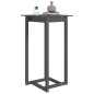 vidaXL Mesa alta de bar de madera maciza de pino gris 60x60x110 cm vidaXL Mesa alta de bar de madera maciza de pino gris 60x60x110 cm