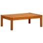 vidaXL Banco de jardín con mesa y reposapiés madera de acacia maciza vidaXL Banco de jardín con mesa y reposapiés madera de acacia maciza