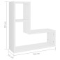 vidaXL Estantes de pared 2 uds madera contrachapada blanco 50x15x50 cm vidaXL Estantes de pared 2 uds madera contrachapada blanco 50x15x50 cm