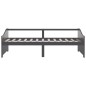 vidaXL Sofá cama 3 plazas madera maciza pino gris oscuro 90x200 cm vidaXL Sofá cama 3 plazas madera maciza pino gris oscuro 90x200 cm