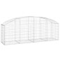 vidaXL Cesta de gaviones forma arco hierro galvanizado 200x50x60/80 cm vidaXL Cesta de gaviones forma arco hierro galvanizado 200x50x60/80 cm