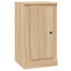 vidaXL Aparador de madera contrachapada roble Sonoma 37,5x35,5x67,5 cm