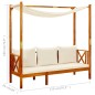 vidaXL Banco de jardín con mesa y reposapiés madera de acacia maciza vidaXL Banco de jardín con mesa y reposapiés madera de acacia maciza