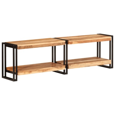 vidaXL Mueble de TV madera maciza de acacia 140x30x40 cm