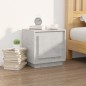 vidaXL Mesita de noche madera contrachapada gris hormigón 44x35x45 cm vidaXL Mesita de noche madera contrachapada gris hormigón 44x35x45 cm