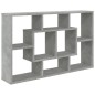 vidaXL Estantería de pared contrachapada gris hormigón 85x16x52,5 cm vidaXL Estantería de pared contrachapada gris hormigón 85x16x52,5 cm