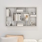 vidaXL Estantería de pared contrachapada gris hormigón 85x16x52,5 cm vidaXL Estantería de pared contrachapada gris hormigón 85x16x52,5 cm