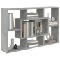vidaXL Estantería de pared contrachapada gris hormigón 85x16x52,5 cm vidaXL Estantería de pared contrachapada gris hormigón 85x16x52,5 cm