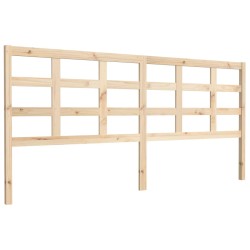 vidaXL Cabecero de cama madera maciza de pino 205,5x4x100 cm