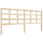 vidaXL Cabecero de cama madera maciza de pino 205,5x4x100 cm vidaXL Cabecero de cama madera maciza de pino 205,5x4x100 cm