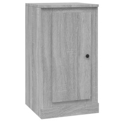 vidaXL Aparador de madera contrachapada gris Sonoma 37,5x35,5x67,5 cm