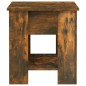 vidaXL Mesa de centro madera contrachapada roble ahumado 101x49x52 cm