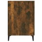 vidaXL Escritorio madera contrachapada roble ahumado 140x50x75 cm vidaXL Escritorio madera contrachapada roble ahumado 140x50x75 cm