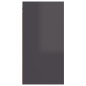 vidaXL Mueble de TV madera contrachapada gris brillante 30,5x30x60cm vidaXL Mueble de TV madera contrachapada gris brillante 30,5x30x60cm