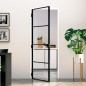 vidaXL Puerta de interior vidrio templado y aluminio negro 76x201,5 cm vidaXL Puerta de interior vidrio templado y aluminio negro 76x201,5 cm